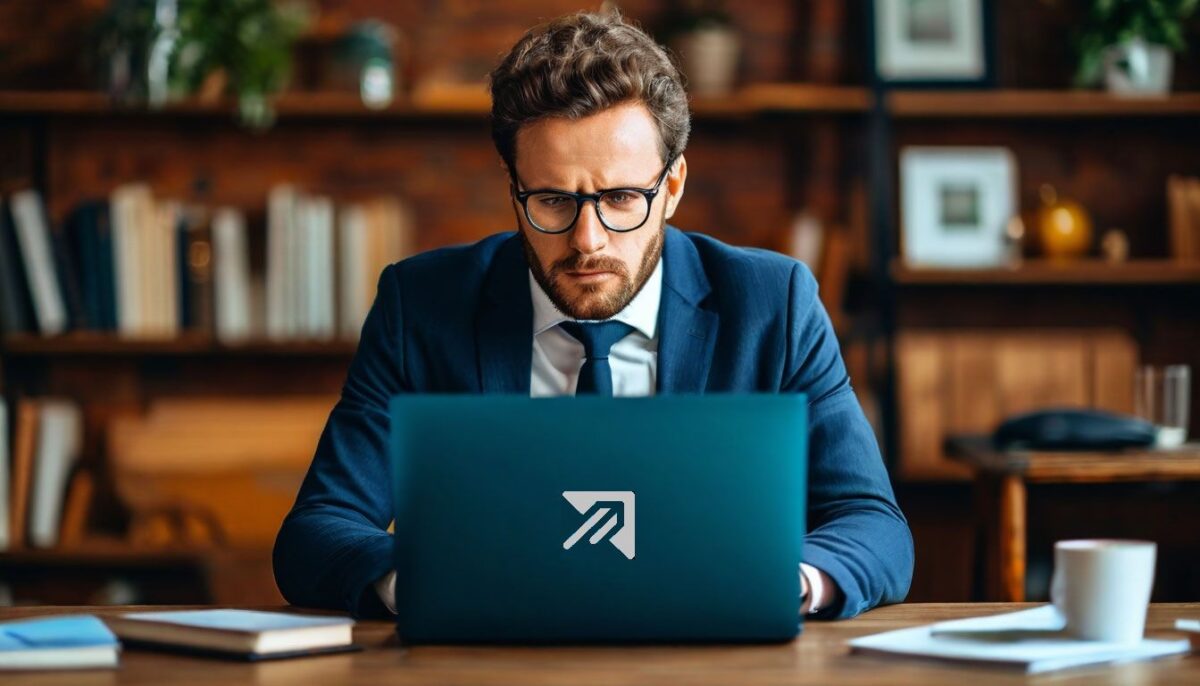 Бизнес-пользователь Appliner с лэптопом