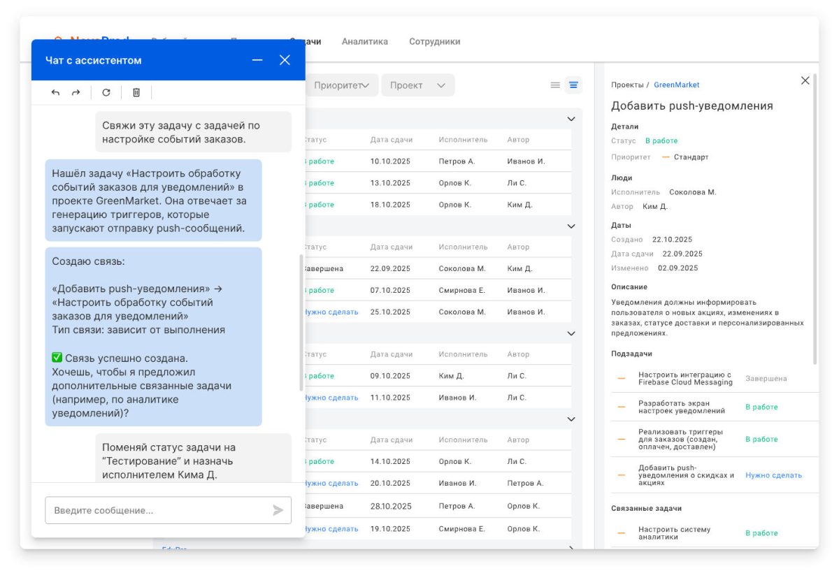 Сделай сам: корпоративный таск трекер на no-code/low-code AI ИИ платформе Appliner