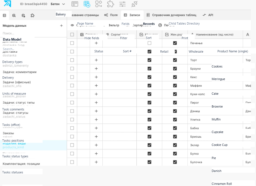 Data Model Builder UI