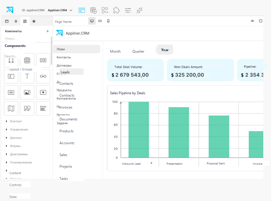 Dashboards & Analytics UI